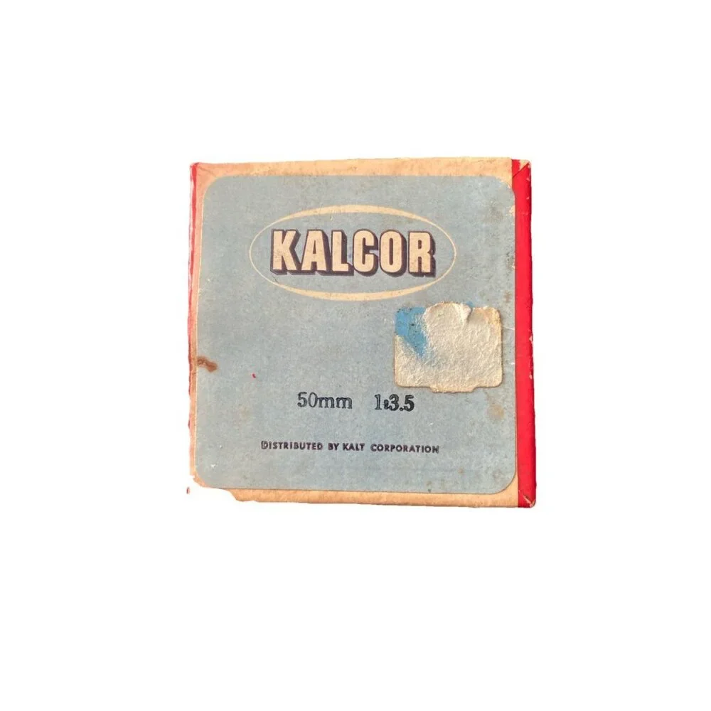 Vintage Enlarger Lens by Kalcor 1:3.5 F=50mm No.10008